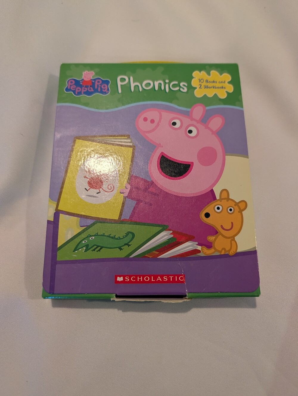 Peppa Pig Phonics Book Set - Green, Purple, Pink